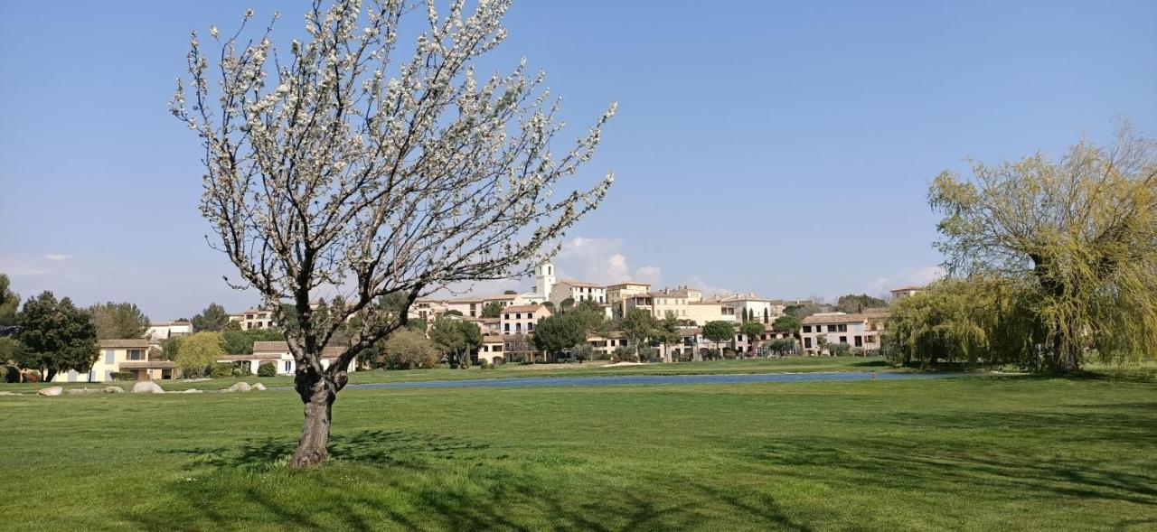 Charmant T2 Climatise Avec Belle Vue , Golf De Pont-Royal Mallemort Exteriér fotografie